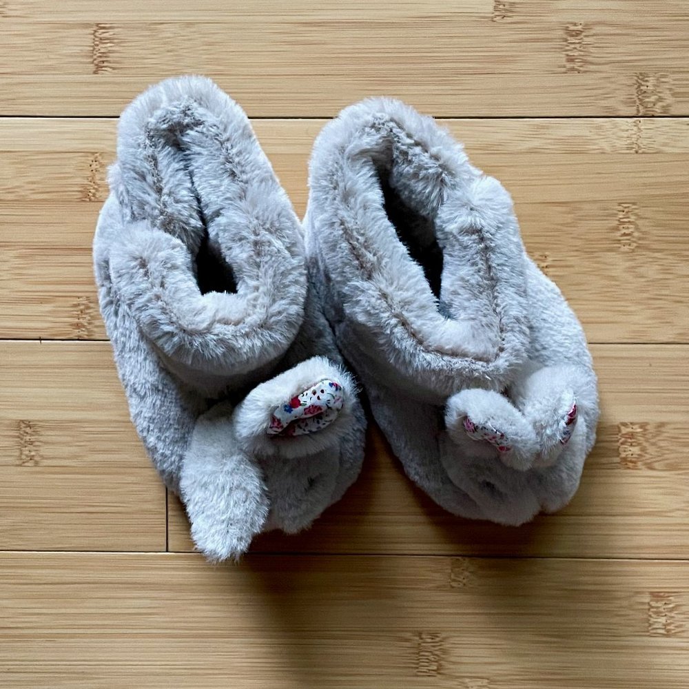 JoJo Maman Bebe Bunny Slippers NWOT - size 1-2 years